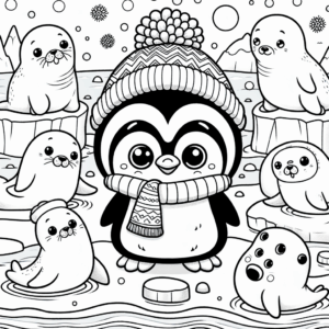 coloring_page_Animals_Penguin Penguin