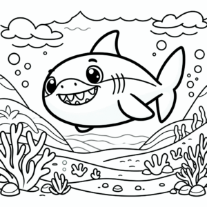 coloring_page_Animals_Shark Shark