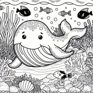 coloring_page_Animals_Whale Whale
