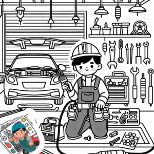coloring_page_Cars_Electric Electric