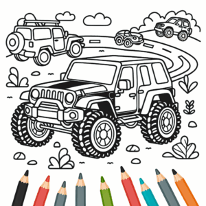 coloring_page_Cars_Offroader Offroader