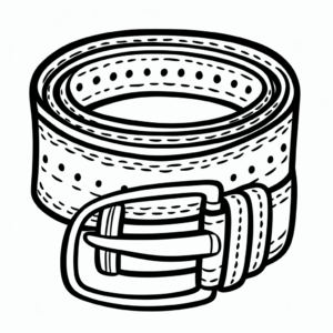 coloring_page_Clothing_Belt Belt