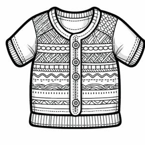 coloring_page_Clothing_Shirt Shirt