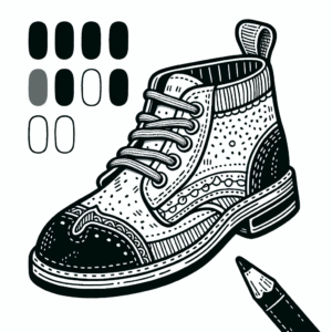 coloring_page_Clothing_Shoes Shoes