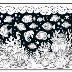 coloring_page_Community_Aquarium Aquarium