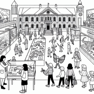 coloring_page_Community_Museum Museum