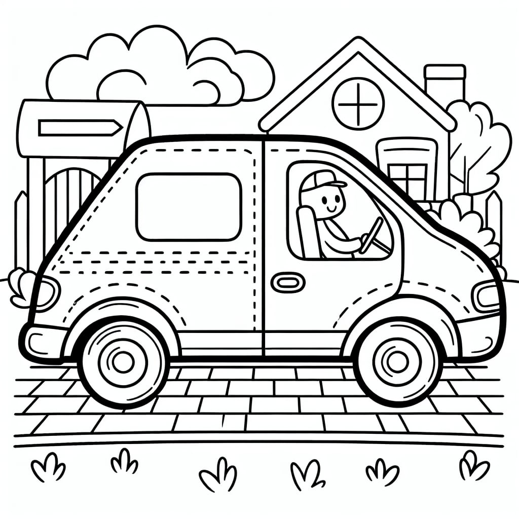 Delivery-van