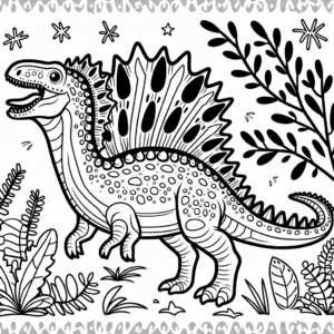 coloring_page_Dinosaurs_Spinosaurus Spinosaurus