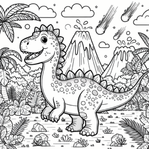 coloring_page_Dinosaurs_Styracosaurus Styracosaurus