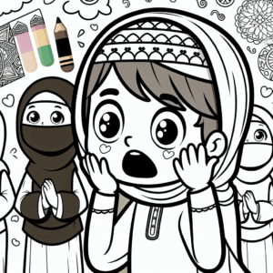 coloring_page_Emotions_Surprised Surprised