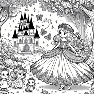 coloring_page_Fairyland_Princess Princess