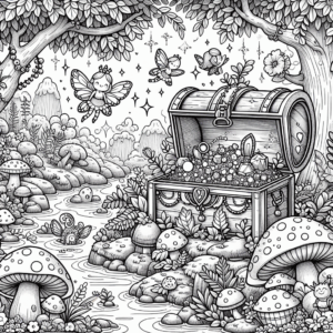 coloring_page_Fairyland_Treasure Treasure