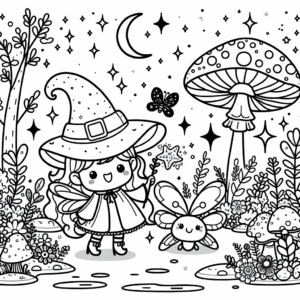 coloring_page_Fairyland_Witch Witch