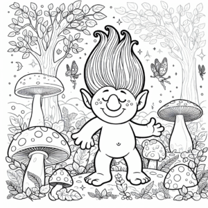 coloring_page_Fantasy_Troll Troll