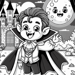 coloring_page_Fantasy_Vampire Vampire