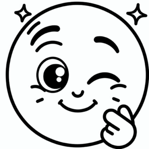 coloring_page_Feelings_Wink Wink