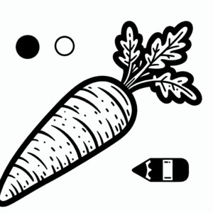 coloring_page_Food_Carrot Carrot