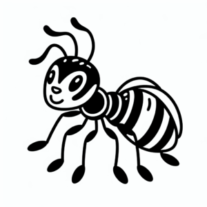 coloring_page_Insects_Ant Ant