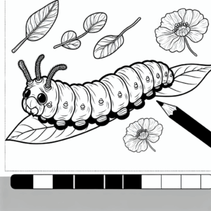 coloring_page_Insects_Larva Larva