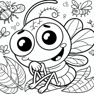 coloring_page_Insects_Mosquito Mosquito