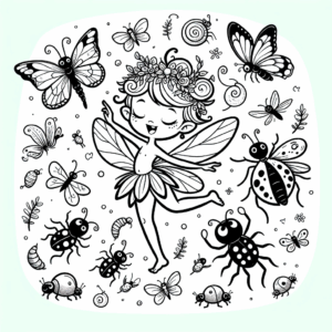coloring_page_Insects_Nymph Nymph