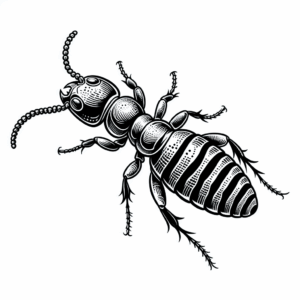 coloring_page_Insects_Termite Termite
