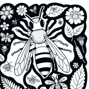 coloring_page_Insects_Wasp Wasp