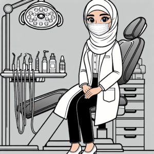 coloring_page_Jobs_Dentist Dentist