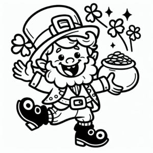 coloring_page_Mythical_Leprechaun Leprechaun