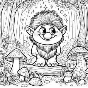 coloring_page_Mythical_Troll Troll