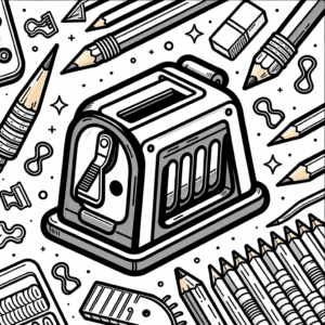 coloring_page_SchoolItems_Sharpener Sharpener