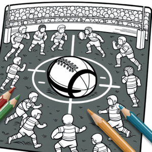 coloring_page_Sport_Rugby Rugby