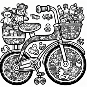 coloring_page_Toys_Bike Bike