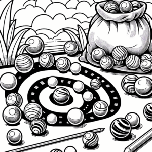 coloring_page_Toys_Marbles Marbles