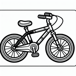 coloring_page_Transportation_Bicycle Bicycle