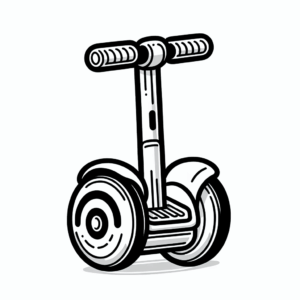 coloring_page_Transportation_Segway Segway
