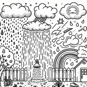 coloring_page_Weather_Shower Shower