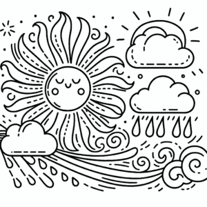 coloring_page_Weather_Sun Sun