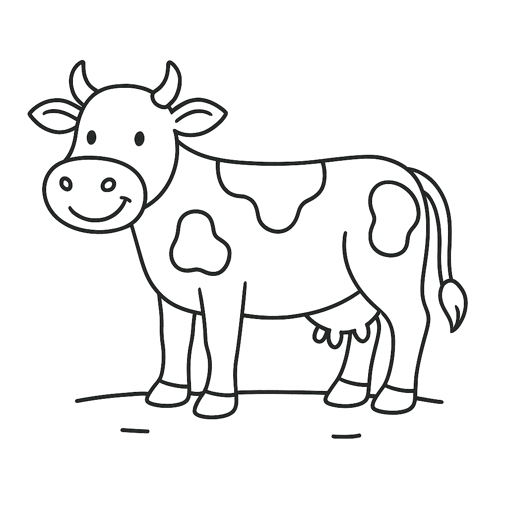 coloring_page_cow Cow